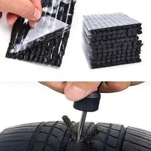 50pcs Car Tire Tyre Repair Plugs Puncture Recovery Tubeless Seal Plugs Strip USA