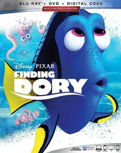Finding Dory  [BLU-RAY MOVIE] With DVD, 3 Pack, , Digital Theater System, Dubbed, Reissue, Subtitled