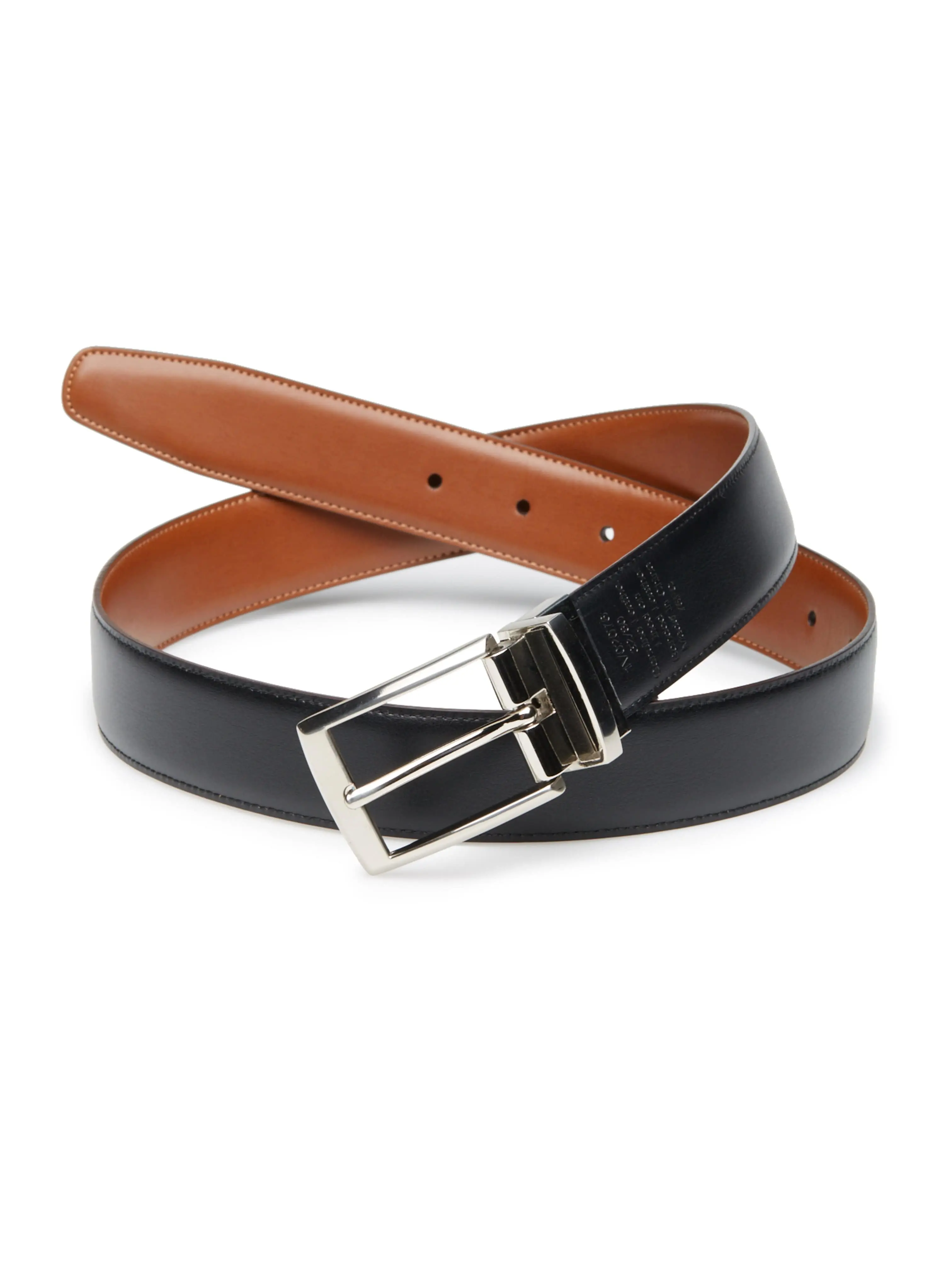 100% Leather Men's Reversible Belt, Genuine Fashion Clothes Accessory, 100% Leather Men's Belts, Classic Belt, Leather Dress Belt