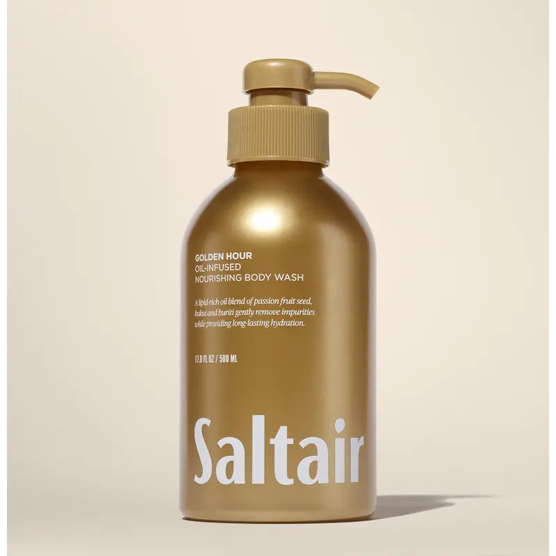Saltair Golden Hour Oil-Infused Nourishing Body Wash - 17 fl oz - Radiant Sunflower, Juicy Pineapple, Fresh Coconut