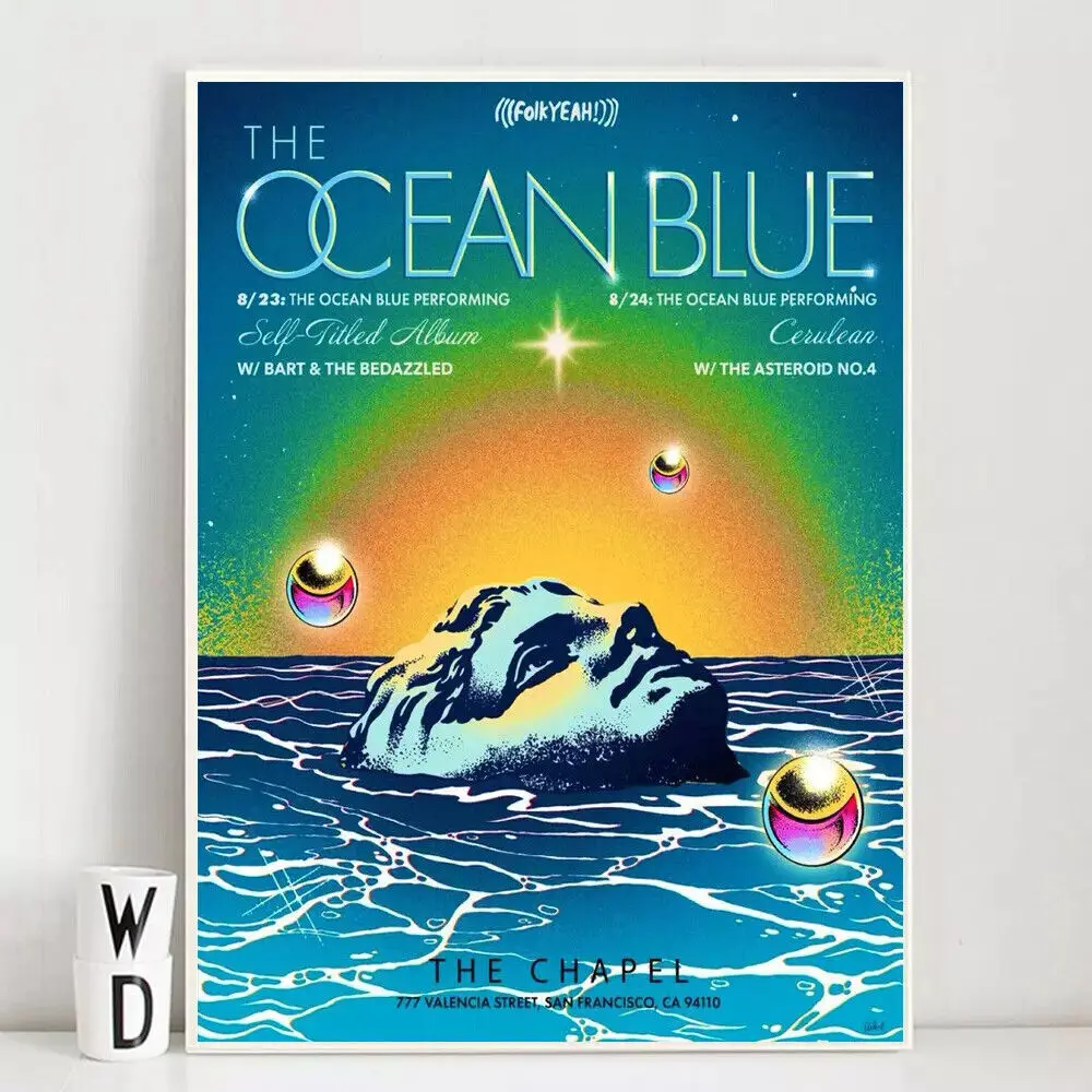August 23-24 2024 The Ocean Blue San Francisco CA Event .Poster Decorations, Holiday Poster - Halloween Party Decorations.Wall Decor.Poster Gift For Holiday, Halloween, Birthday, Christmas