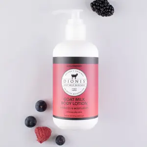 Dionis Goat Milk Skincare Sugarberry Goat Milk Body Lotion 8.5 oz Lightweight Moisturizer