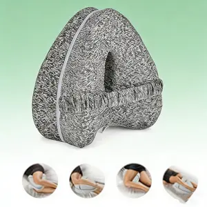 Memory Foam Leg Knee Foam Support Pillow Side Sleeper Sciatica Orthopedic Sciatica Back Hip Relief Pillow For Bed Sofa