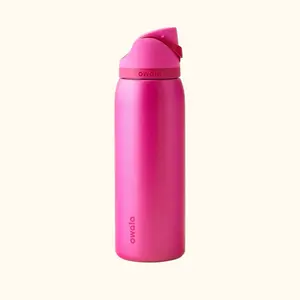 Owala FreeSip Bottle  40oz  Color: Read My Lips -Tumbler Stylish Drinkware Thermal Flask Insulated Leakproof