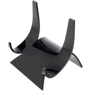Plymor Black Acrylic Double-Scoop Display Easel