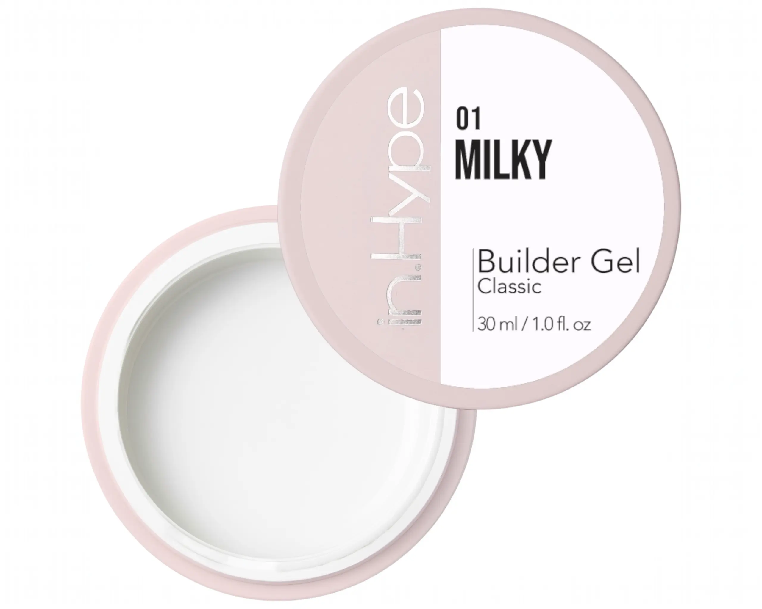 IN.Hype Builder Gel - Milky White #1