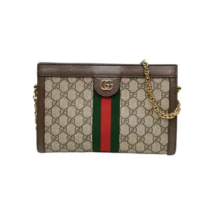 Pre-owned GUCCI leather Tote Bags 【DIZ】 Ophidia Clip Wallet Small Size 26 MonogramP226360322