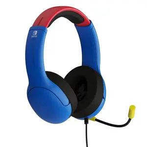 PDP Gaming AIRLITE Stereo Wired Headset with Mic for Nintendo Switch/Switch Lite/OLED - Blue