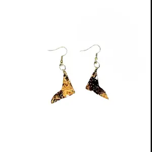 Coconut Shell Earring- Handcrafted Artisanal Design, Repurposed Materials, Unique One-of-a-Kind Pieces for Women