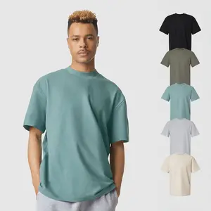 American Apparel Unisex Pique Mock Neck T-Shirts, Multi Pack Textured Heavyweight Shirts for Men & Women, Bulk Pique Cotton Tee Shirts - 5 Different Color