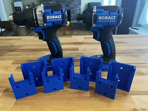 8 Piece Combo Pack! Kobalt 24V Battery And Tool Mounts/Holders/Hangers -Heavy Duty tool holder tool holder tool rack