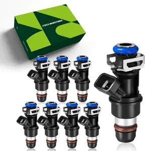 Fuel Injectors V8 4.8L/5.3L/6.0L Compatible with (01-06)Chevy Silverado 1500/2500 |(00-06)GMC Sierra 1500/2500 | (01-06) Yukon | (00-06)Tahoe | (00-05)Suburban 1500 | Replace #17113553,FJ315 (8pcs)