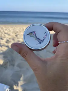 Restocked!! Cutest Little Cape Cod Round Treasure Box