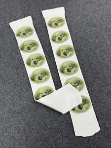 Graffiti Letter Print Long Socks, Tight Ankle Socks, Harajuku Knee High Y2K Style Role Play Cute Socks, Women's Fashion Accessories