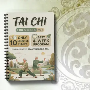 10-Minute Tai Chi for Seniors Over 60: A 28-Day Progressive Plan, 10 Minutes a Day to Regain Balance, Prevent Falls, Maintain Independence, Exercise Guidance | Illustrated Exercises, Large Print Version Convenient for Home Practice