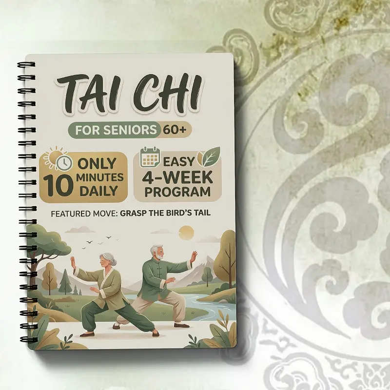 10-Minute Tai Chi for Seniors Over 60: A 28-Day Progressive Plan, 10 Minutes a Day to Regain Balance, Prevent Falls, Maintain Independence, Exercise Guidance | Illustrated Exercises, Large Print Version Convenient for Home Practice