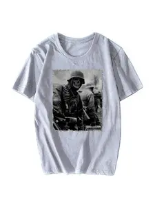 Cheap German Belgian Ardennes 1944 German soldier T-shirt. Summer short sleeved round neck men's Casual T-shirt new style