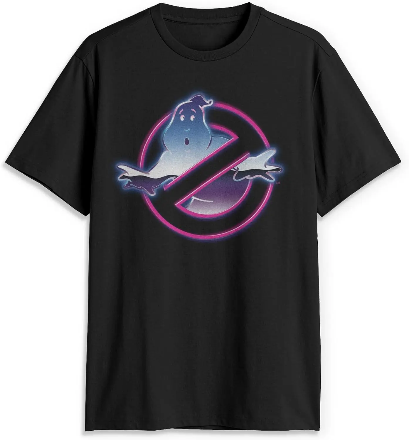 Fifth Sun Men's 80s Neon Ghostbusters Logo tee