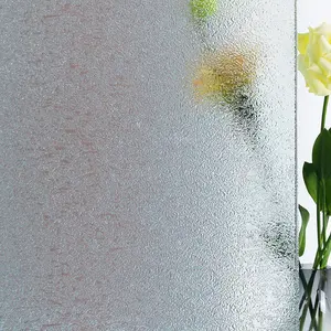 Window Film Decorative Water Glass Sliding Door Tint Static Cling Etched  Cover No Glue Removable Anti UV Heat Control Decal Contact Paper for  Office,17.5x78.7in.