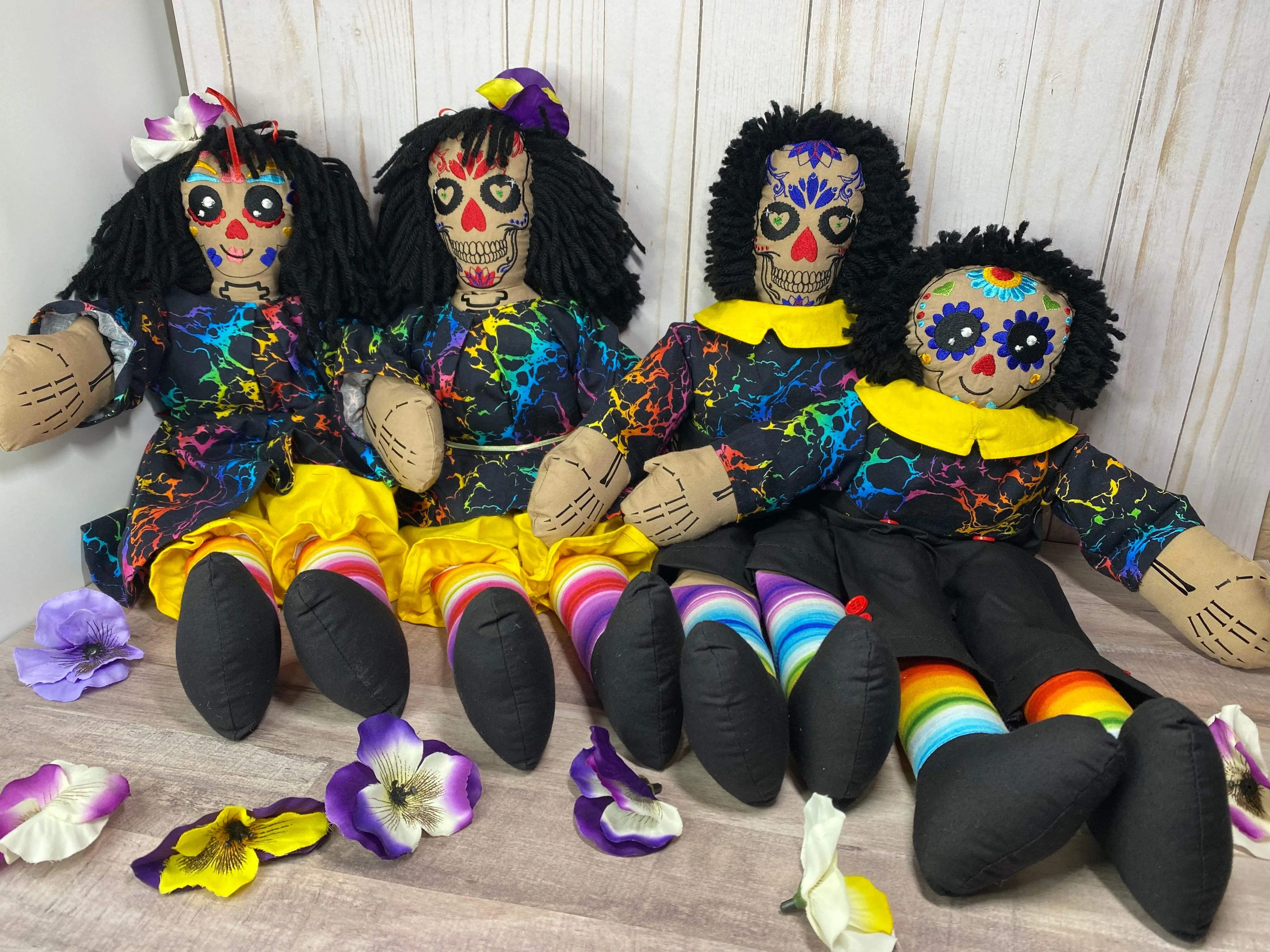 Día De Los Muertos Rag Dolls