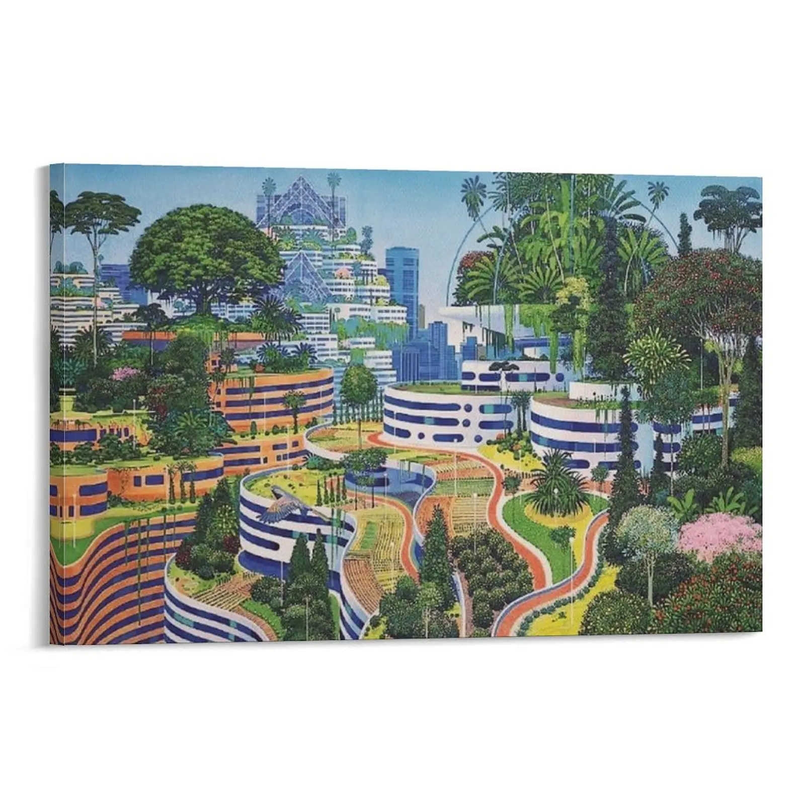 Artistic Japanese Illustrator Hiroo Isono Painting Print Poster, Canvas Wall Art Decoration for Bedroom, Bar Gift (27-Size)