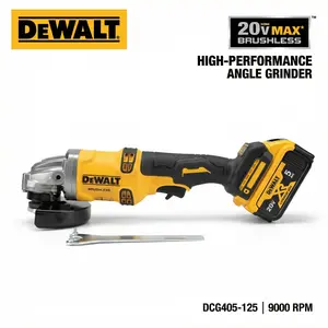 DEWALT DCG405-125 20V 125mm Angle Grinder for Metal Cutting Tasks torque multiplier
