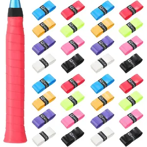 24 Pieces Tennis Racket Grip Tape,Precut Tennis Grip Tape,Badminton Overgrips with Velvety Comfort for Anti Slip and Absorbent Grip,Hand Tools Kits,Springtok