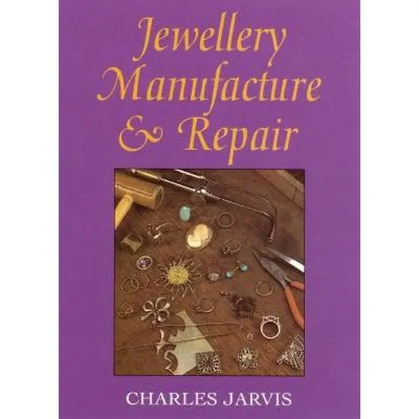 Used Hard Cover Book - Jewellery Manufacture & Repair by Charles Jarvis, Includes Basic Techniques, Comprehensive Chapter, Allied Techniques Descriptions (English), Descriptions Of Allied Techniques