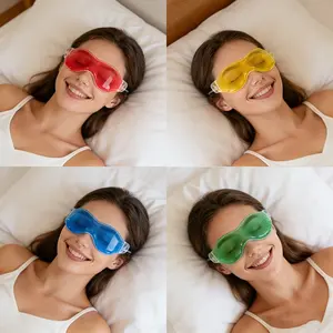 1/2/4/8pcs Ice Bag Sleeping Eye Mask, Cold Hot Therapy Gel Pads, Reusable Sleep Cooling, Unisex, Reduces Dark Circles, Swelling, Pain Relief