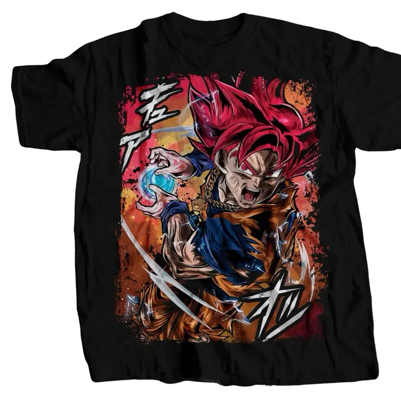 Anime inspired graphic tee soft style unisex T-shirt Size M