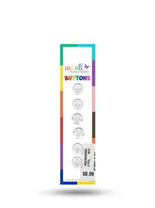 Sewing Buttons – 15L (9.53mm / 0.375 inches) with 4 Holes – Perfect for Casual Shirts & Lightweight Blouses