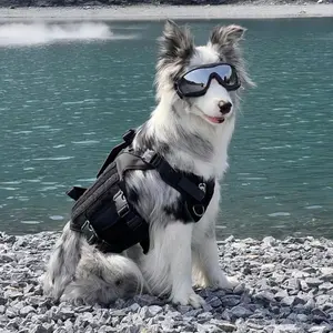 MojoPaw Dog Goggles UV Protection, Windproof Waterproof Dog Sunglasses with Adjustable Strap for Small Medium Large Dogs