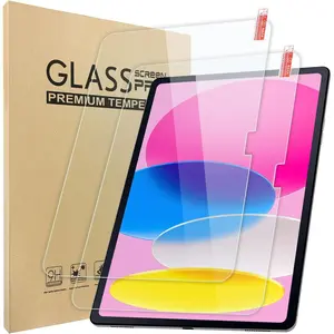 2-Pack Tempered Glass Screen Protector Compatible with iPad 10.9 10th Generation 2022 Release, HD, Anti-Scratch, Bubble Free, Easy Installation