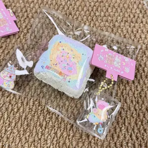 Child-Friendly Parent-Child Toast Squishy Set, Slow Rising Squishies, Soft Non-Toxic Silicone, DIY Handmade Customizable Stress Relief Item, Slow Rising Squishy