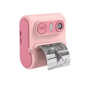 Portable Photo Printing Camera, 1080P Instant Print Camera, Rechargeable Camera for Girls & Boys, Ideal Toy for Daily, Christmas & Birthday Gift