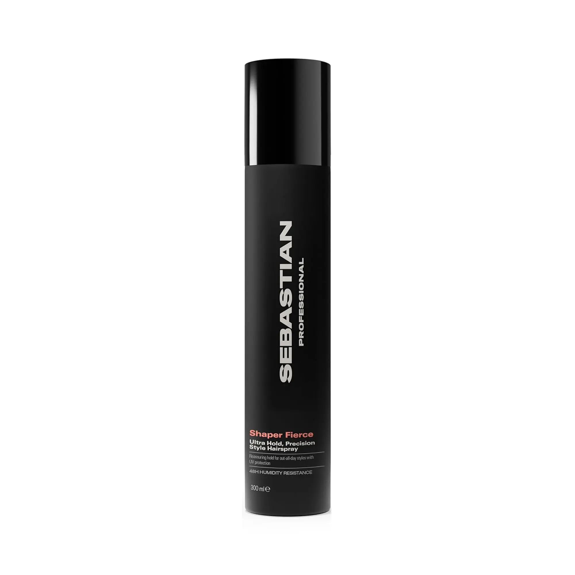 Sebastian Shaper Fierce Hairspray - Haircare Product with Ultra-Strong Hold, Humidity Resistance, Ideal for Medium to Heavy Textures, Texture Spray