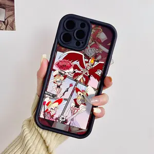 Hazbin Hotel 2 Phone Case for iPhone 17/16/15/14/13/12/11 Xs Pro Max Plus AIR Case,Lucifer Morningstar cover for Samsung S25/S23/S24/S22/S21/NOTE20/A54/A53/A52/A36/A35/A34/A33/A17/A16/PLUS/ULTRA/FE Soft Shockproof Protective Shell gifts for fans hazbin ho