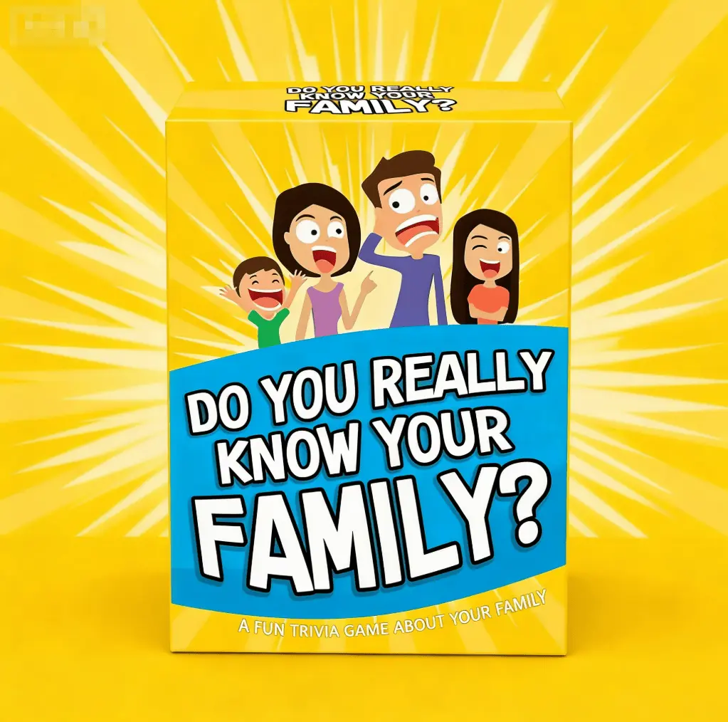 Do You Really Know Your Family? Fun Family Game for Kids, Teens and Adults