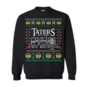 LOTR Taters Potatoes Ugly Christmas Sweater, Xmas Ugly Sweater, LOTR Fans Gift, Ugly Sweatshirt, Potatoes Sweater, Christmas Gift Sweatshirt