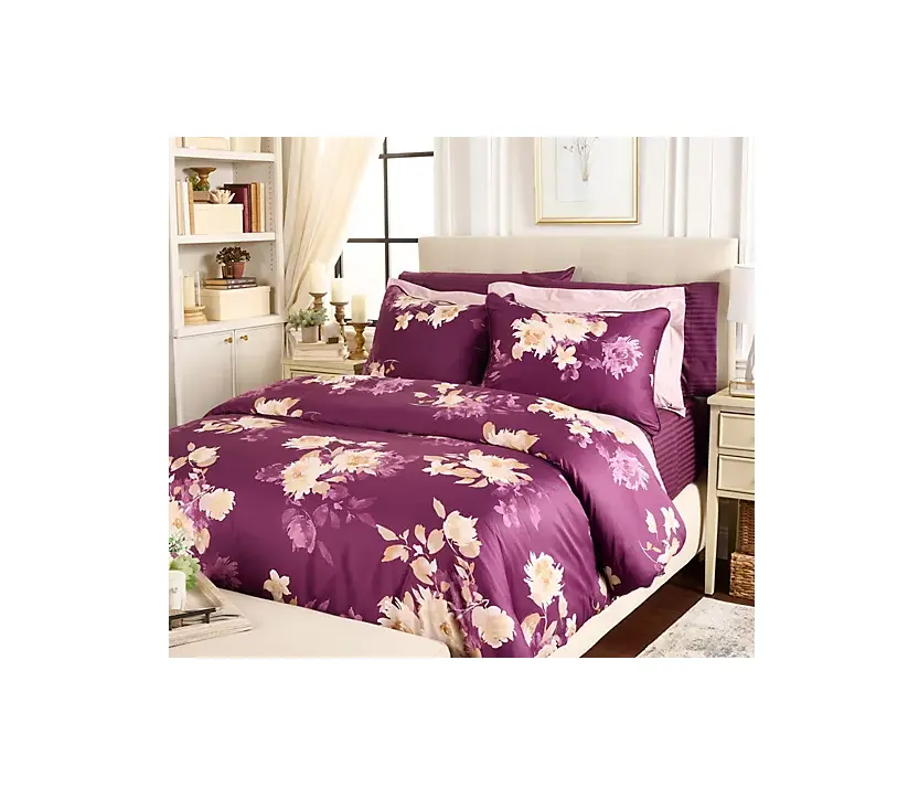 Northern Nights Floral Printed Comforter & Sham Set - Twin