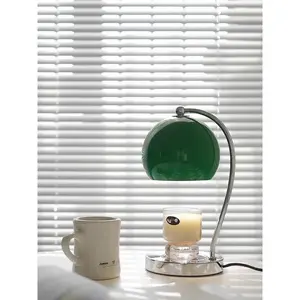 Nordic Candle Warmer Lamp With Timer Melting Candle Lamp Bedroom Ins Stlyle Girl Bedside Lamp Romantic Aroma Diffuser Lamps