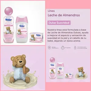 Ricitos de Oro Milk with Almonds Soap Shampoo and Cream Kit  Softness and Gentle Care