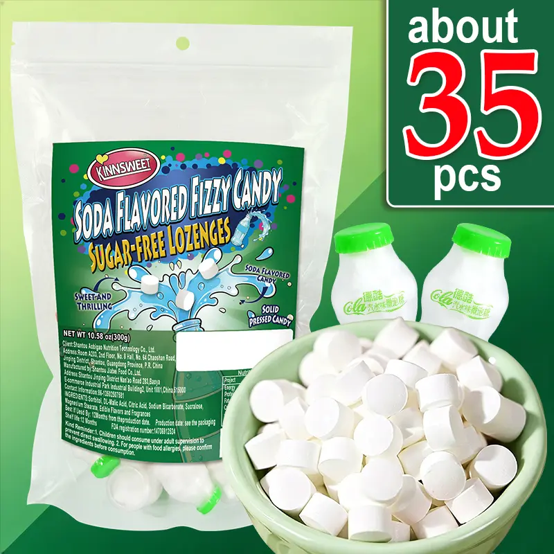 Soda Flavored Fizzy Candy, Sugar-Free Soda Pop Fizzy Candy, Sour Bubbly Candy Treats for Kids, Candy Buffet, Birthday Favors, Treat Bags, Office Snacks & Holiday Gifts