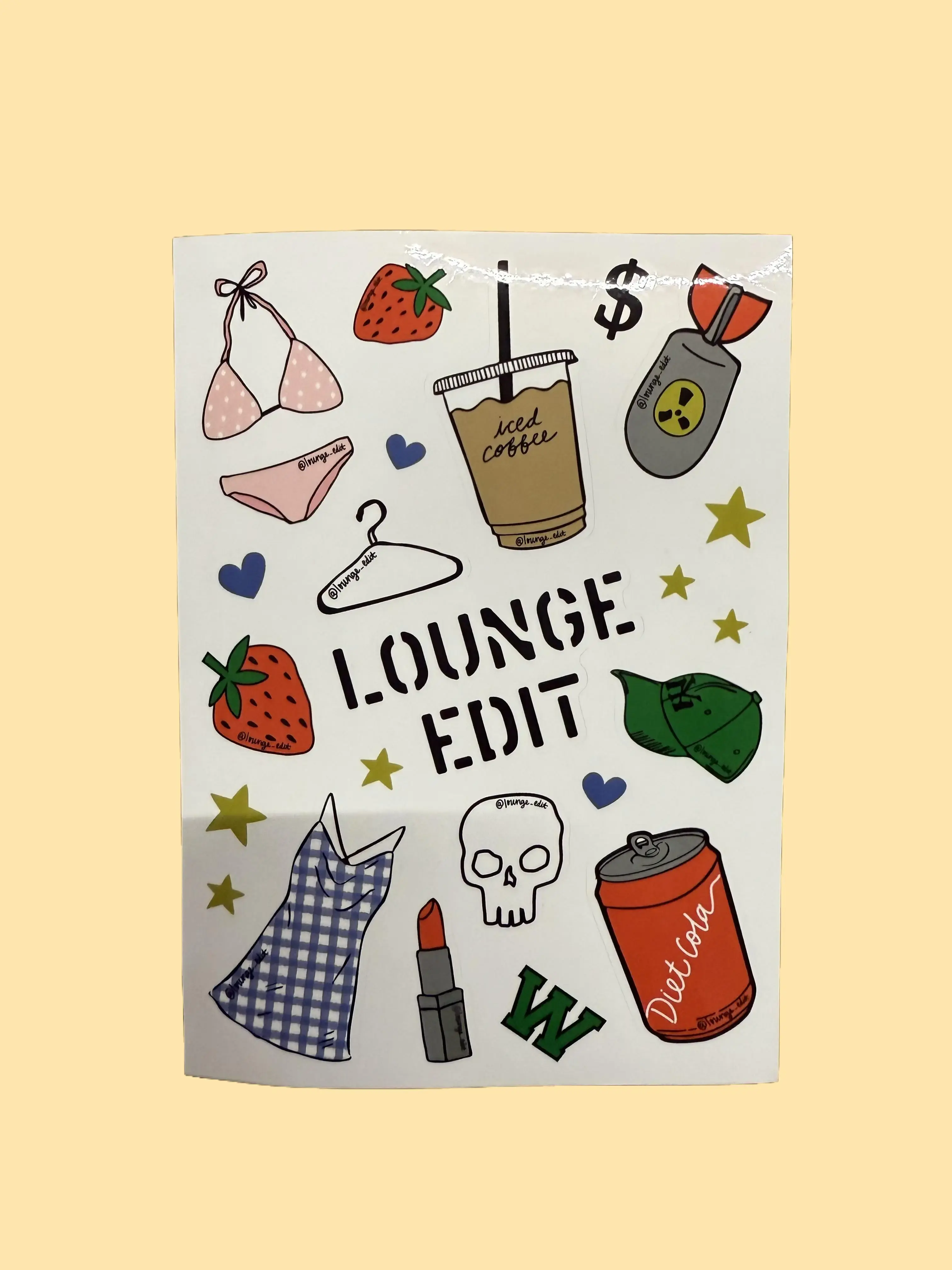 Lounge Edit Stickers