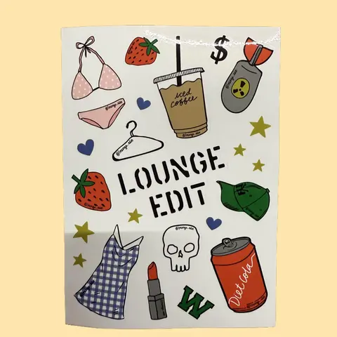 Lounge Edit Stickers