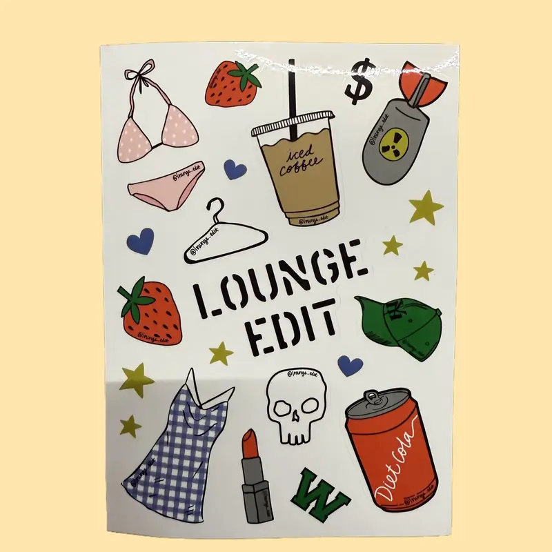 Lounge Edit Stickers