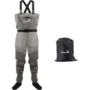 Fly Fishing Breathable Waders for Men Women with Stockingfoot  Lightweight Chest Waders