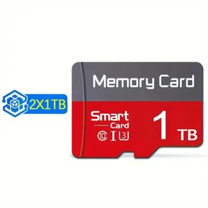 2-Pack × 1TB Memory cards, flash storage SD cards, Micro SD cards - compatible with tablets/cameras/smartphones/laptops/PCS/car audio/game consoles/audio devices - Securely store your files!
