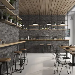 Urban Brick Antracite 3x12 Ceramic Tile