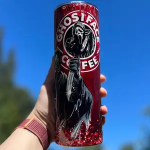 Halloween scream tumbler Bottle Coffee